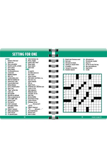 Brain Games - To Go - Crossword Puzzles (Teal)
