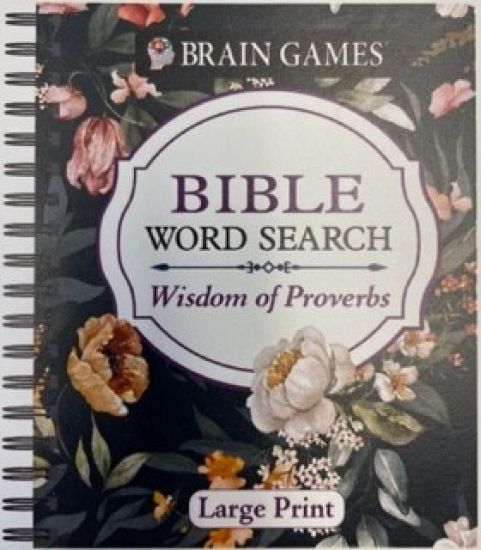 Brain Games - Bible Word Search: Wisdom of Proverbs Large Print