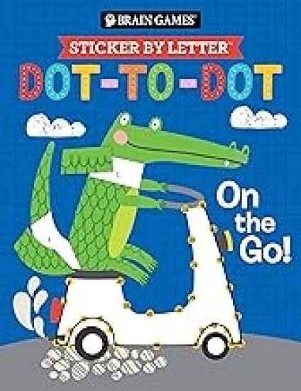 Brain Games - Sticker by Letter - Dot-To-Dot: On the Go!