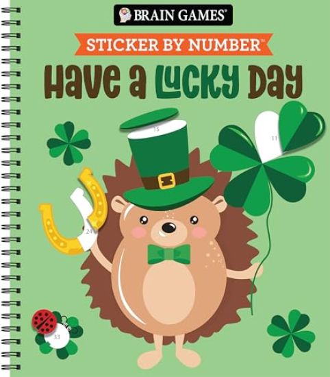 Brain Games - Sticker by Number: Have a Lucky Day