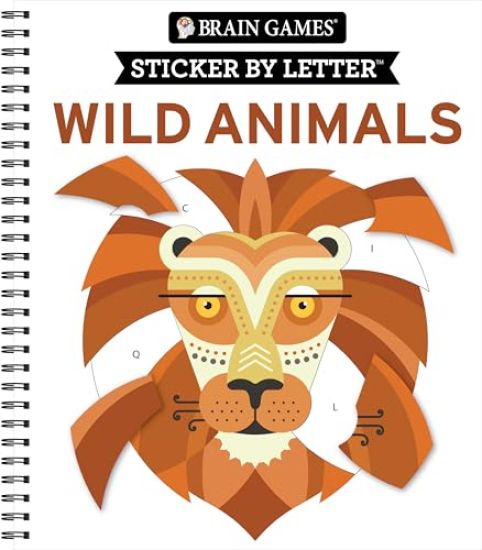 Brain Games - Sticker by Letter: Wild Animals
