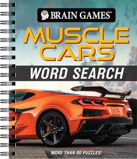 Brain Games - Muscle Cars Word Search: More Than 80 Puzzles!