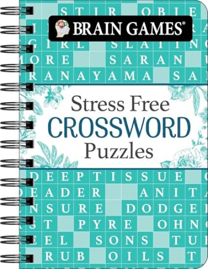 Brain Games - To Go - Stress Free: Crossword Puzzles (Teal): Volume 2 – Publications International Ltd, kirjan kansikuva