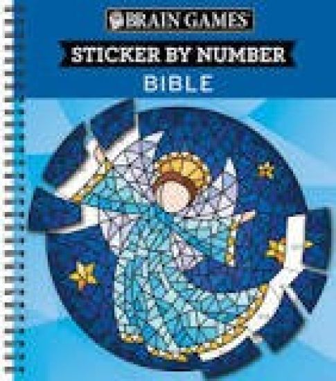 Brain Games - Sticker by Number: Bible (28 Images to Sticker) – Publications International Ltd, kirjan kansikuva