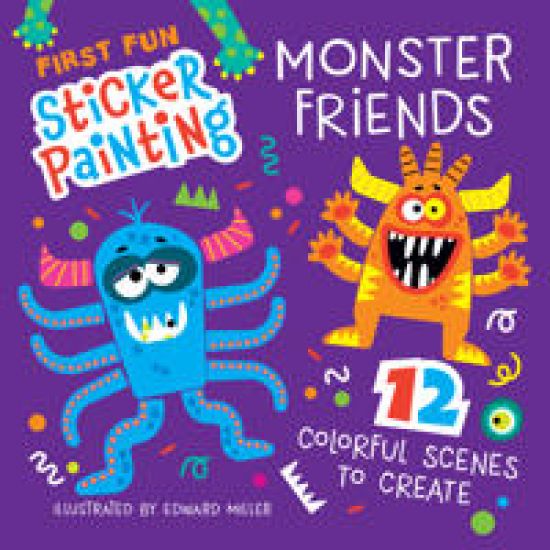 First Fun Sticker Painting: Monster Friends