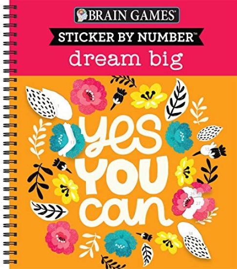Sticker by Number: Dream Big – Publications International Ltd, kirjan kansikuva
