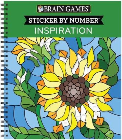 Brain Games - Sticker by Number: Inspiration [With Sticker(s)]