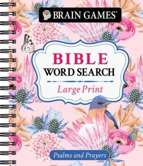 Brain Games - Large Print Bible Word Search: Psalms