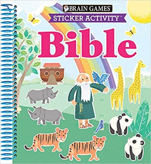 Brain Games - Sticker Activity: Bible (for Kids Ages 3-6)