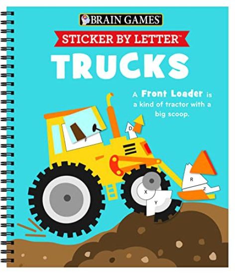 Brain Games - Sticker by Letter: Trucks