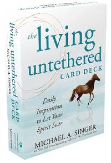 The Living Untethered Card Deck – Michael A Singer, kirjan kansikuva