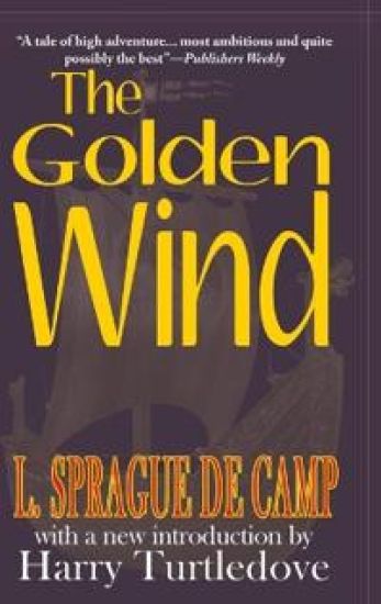 Golden Wind – L. Sprague De Camp, kirjan kansikuva
