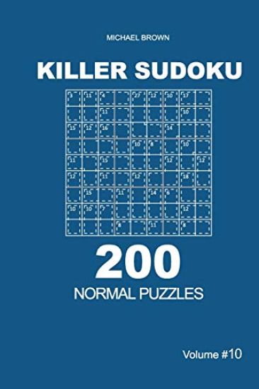 Killer Sudoku - 200 Normal Puzzles 9x9 (Volume 10)