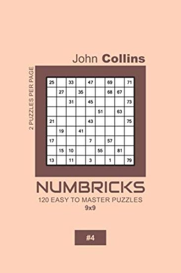 Numbricks - 120 Easy To Master Puzzles 9x9 - 4
