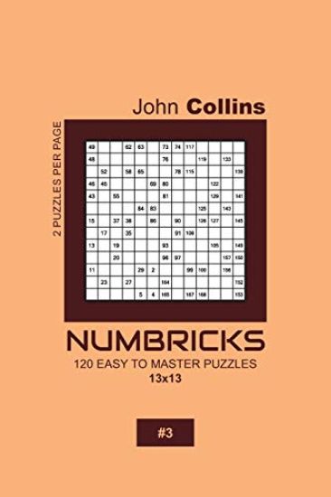 Numbricks - 120 Easy To Master Puzzles 13x13 - 3