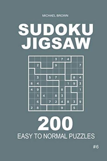 Sudoku Jigsaw - 200 Easy to Normal Puzzles 9x9 (Volume 6)