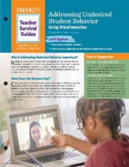 Addressing Undesired Student Behavior During Virtual Instruction