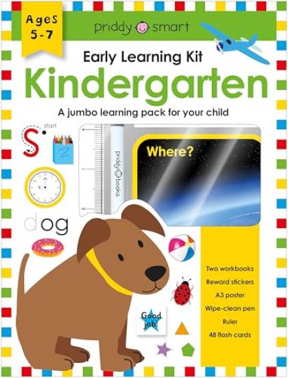 Early Learning Kit: Kindergarten: A Jumbo Learning Pack for Your Child [With Sticker(s) and Flash Cards]