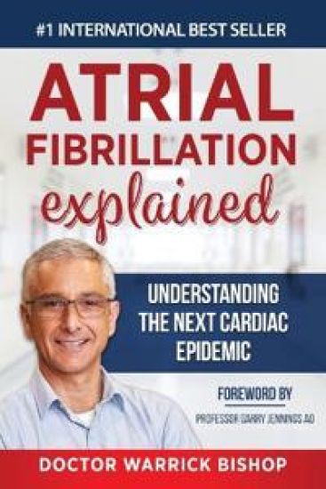 Atrial Fibrillation Explained – Warrick Bishop, kirjan kansikuva