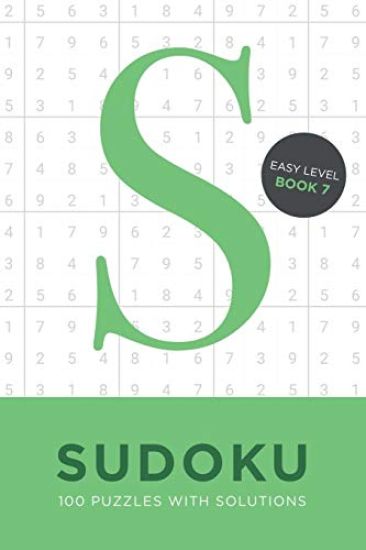 Sudoku 100 Puzzles with Solutions. Easy Level Book 7: Problem solving mathematical travel size brain teaser book - ideal gift