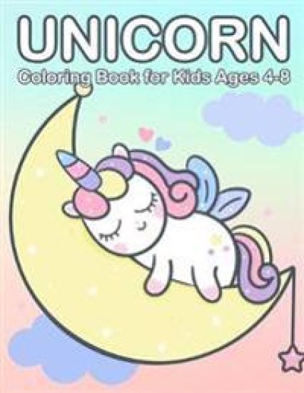 Unicorn Coloring Book for Kids Ages 4-8