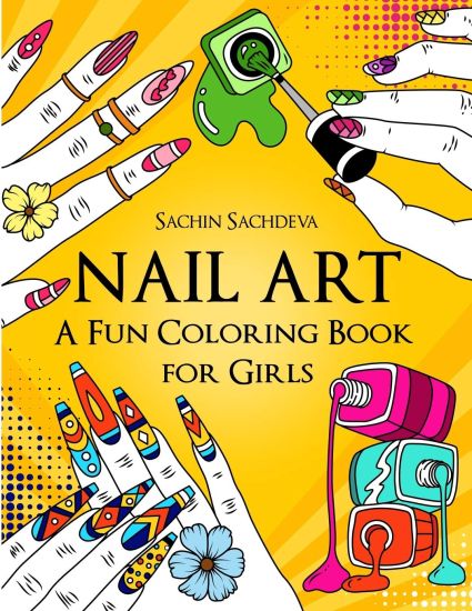 Nail Art – Sachin Sachdeva, kirjan kansikuva