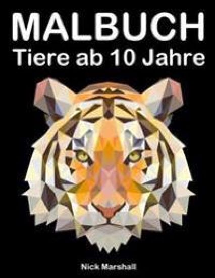 Malbuch Tiere ab 10 Jahre