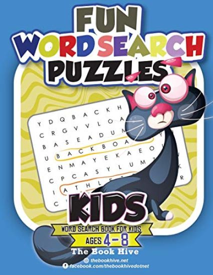 Fun Word Search Puzzles Kids: Word Search Books for Kids Ages 4-8