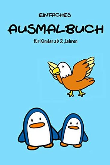 Einfaches Ausmalbuch Für Kinder AB 2 Jahren