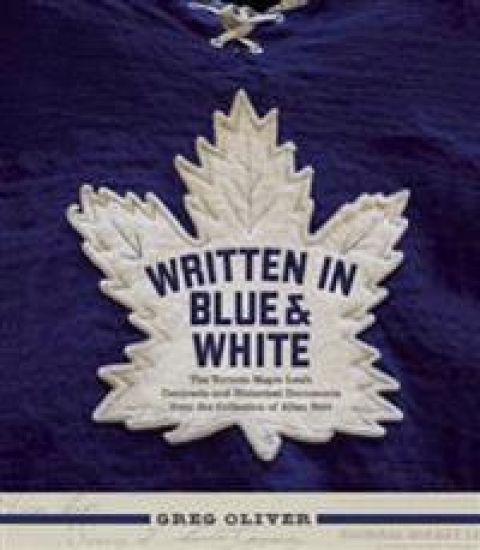 Written in Blue & White