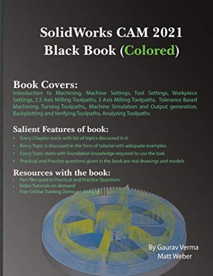 SolidWorks CAM 2021 Black Book (Colored)
