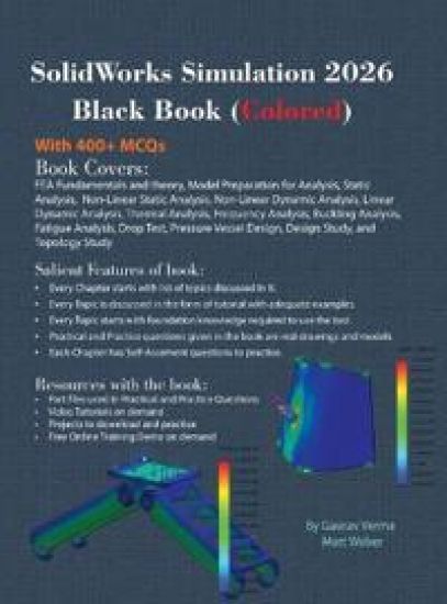 SolidWorks Simulation 2026 Black Book: (Colored)