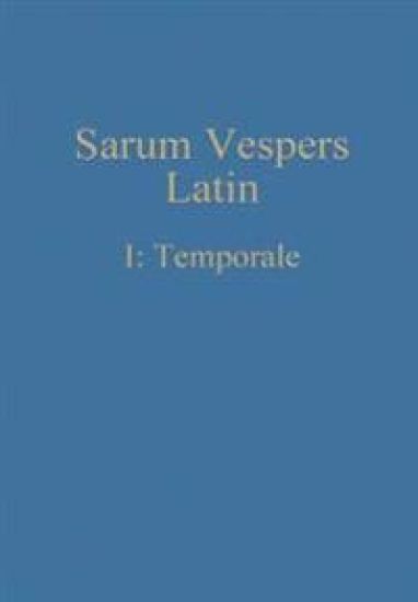 Sarum Vespers Latin I