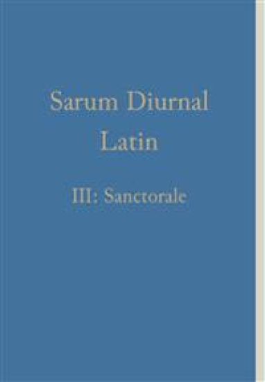 Sarum Diurnal Latin III