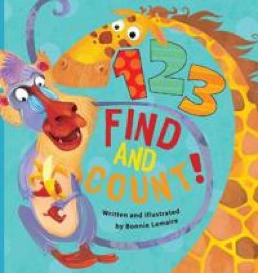 123 Find and Count! – Bonnie Lemaire, kirjan kansikuva