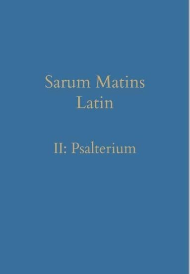 Sarum Matins Latin II