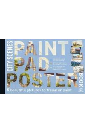Paint Pad Poster Book: City Scenes