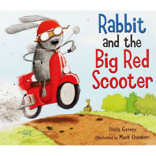 Rabbit & Big Red Scooter