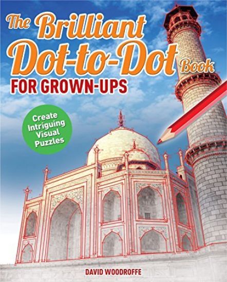 The Brilliant Dot-To-Dot Book for Grown Ups – David Woodroffe, kirjan kansikuva