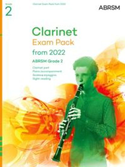 Clarinet Exam Pack from 2022, ABRSM Grade 2