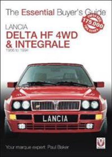 Lancia Delta Hf 4wd & Integrale – Paul Baker, kirjan kansikuva