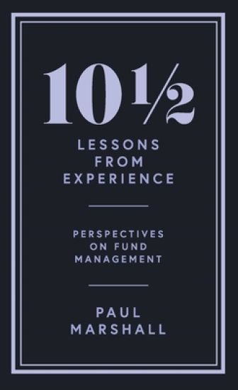 10½ Lessons from Experience – Paul Marshall, kirjan kansikuva