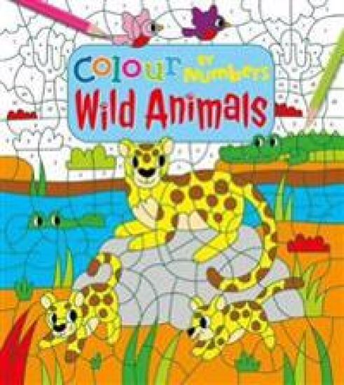 Colour by Numbers: Wild Animals