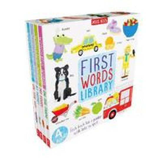 First Words Library Slipcases – Miles Kelly, kirjan kansikuva
