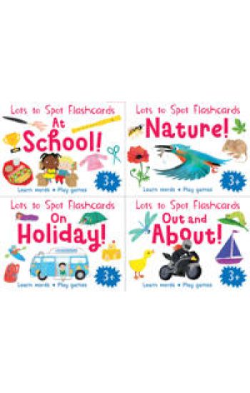 Lots to Spot Flashcards Tray: My Busy Day – Miles Kelly, kirjan kansikuva