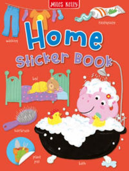 Home Sticker Book – Miles Kelly, kirjan kansikuva
