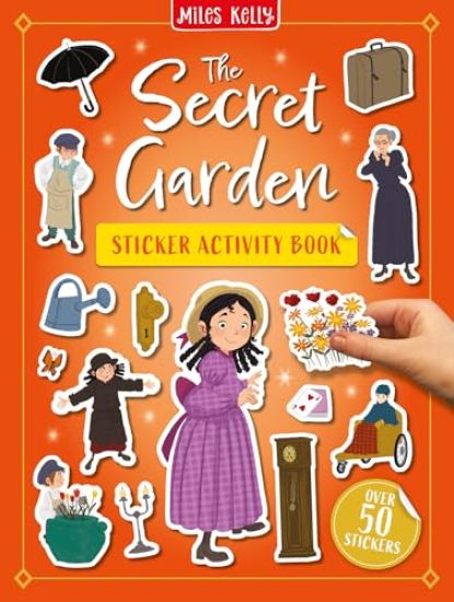Secret Garden Sticker Book – Miles Kelly, kirjan kansikuva