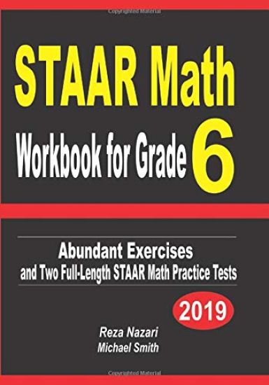 STAAR Math Workbook for Grade 6