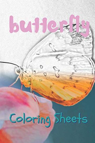 Butterfly Coloring Sheets: 30 Butterflies Drawings, Coloring Sheets Adults Relaxation, Coloring Book for Kids, for Girls, Volume 14