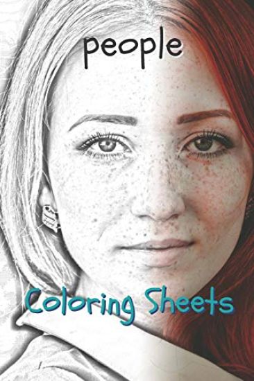 People Coloring Sheets: 30 People Drawings, Coloring Sheets Adults Relaxation, Coloring Book for Kids, for Girls, Volume 12